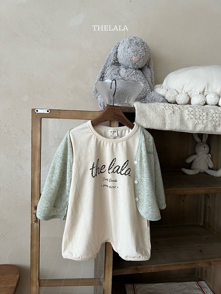 Lala - Korean Baby Fashion - #babyoninstagram - Lettering Suit - 3