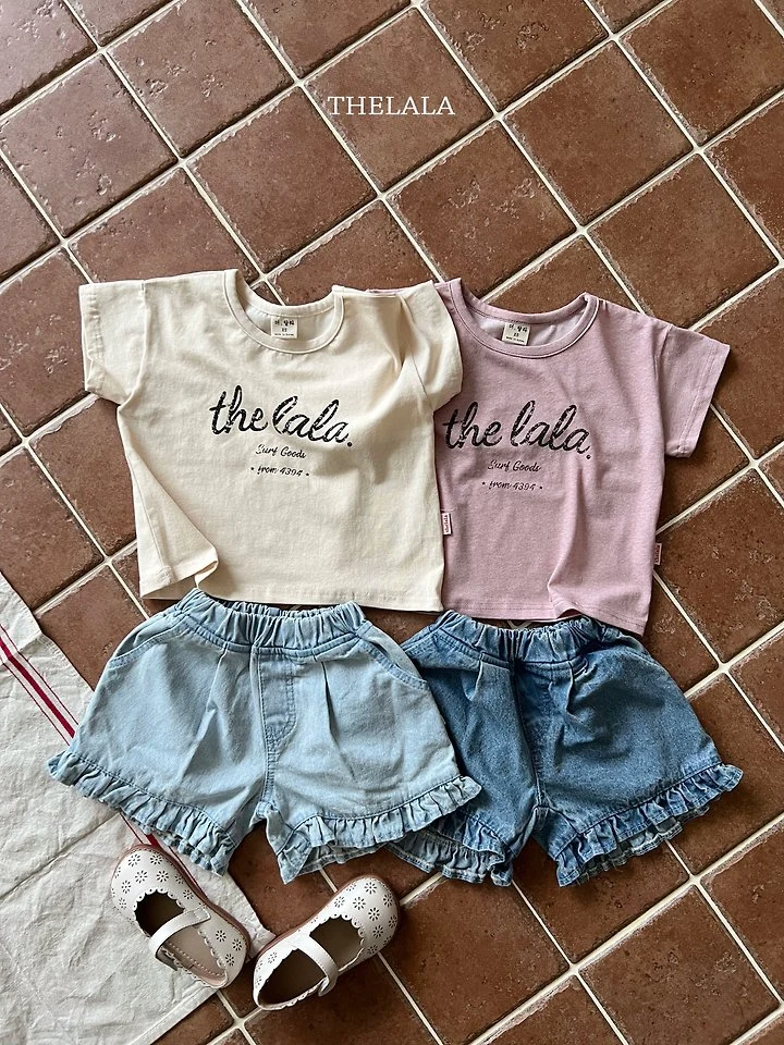 Lala - Korean Baby Fashion - #babyoninstagram - Lettering Tee - 2