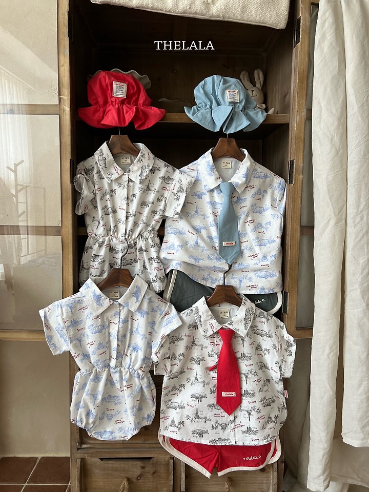 Lala - Korean Baby Fashion - #babyootd - Red Sun Pants - 10