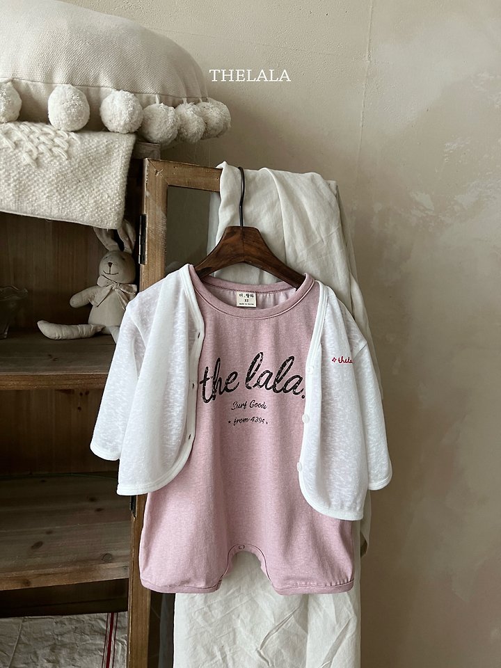 Lala - Korean Baby Fashion - #babyoninstagram - Lettering Suit - 4