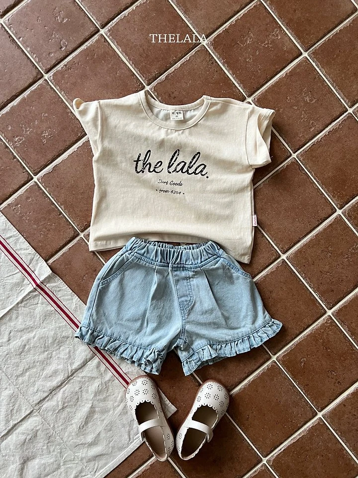Lala - Korean Baby Fashion - #babyootd - Lettering Tee - 3