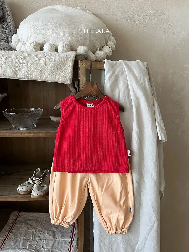 Lala - Korean Baby Fashion - #babyoutfit - Melona Sleeveless - 3