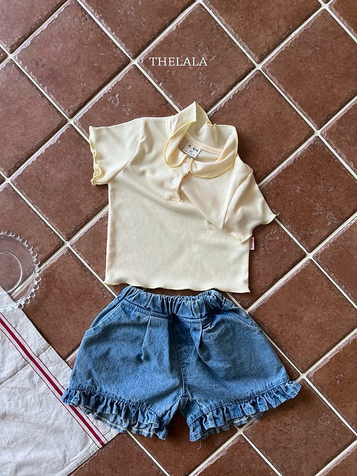 Lala - Korean Baby Fashion - #babyoutfit - Prim Denim Pants - 9