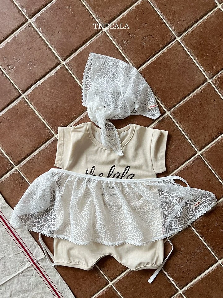 Lala - Korean Baby Fashion - #babyoutfit - Heart-Throb Apron - 7