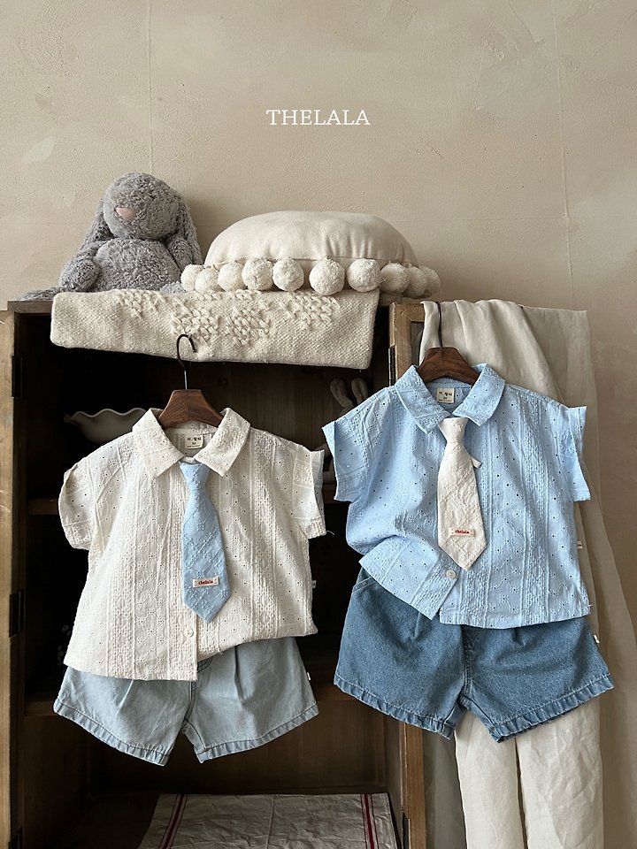 Lala - Korean Baby Fashion - #babyoutfit - Mini Mini Tie - 5