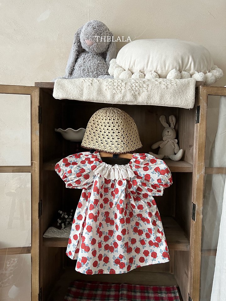 Lala - Korean Baby Fashion - #babyoutfit - Rose Garden One-Piece - 3