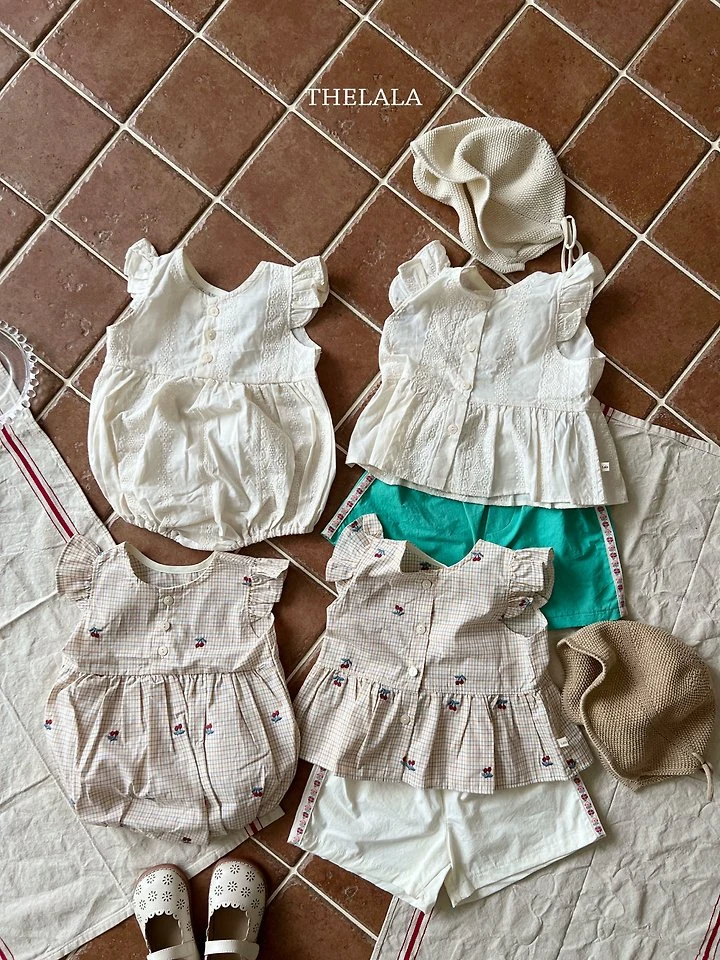 Lala - Korean Baby Fashion - #babyoutfit - Cherry Suit