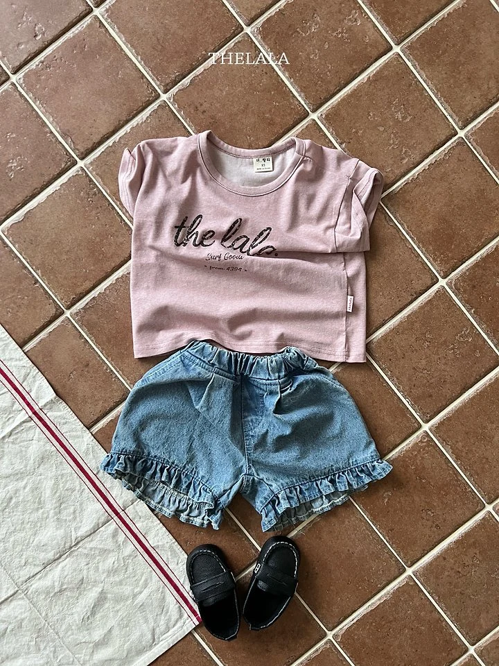 Lala - Korean Baby Fashion - #babyootd - Lettering Tee - 4