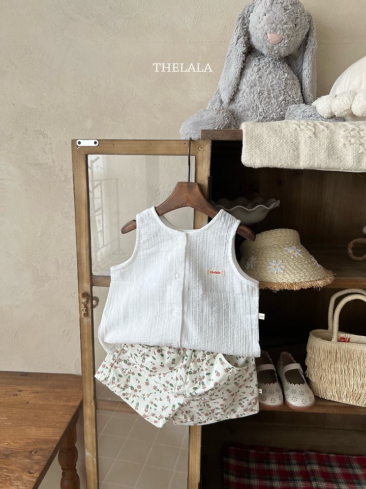 Lala - Korean Baby Fashion - #babywear - Narangd Sleeveless - 3