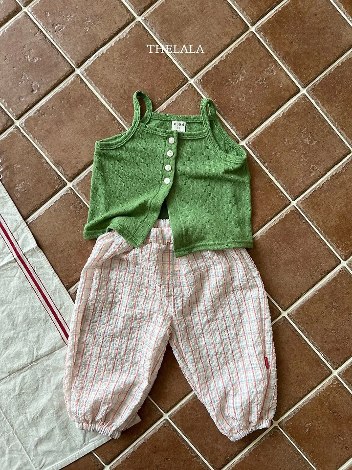 Lala - Korean Baby Fashion - #babywear - Sherbet Check Pants - 6