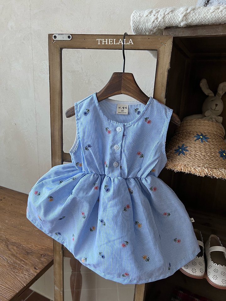 Lala - Korean Baby Fashion - #babywear - Rain Flower One-Piece - 11