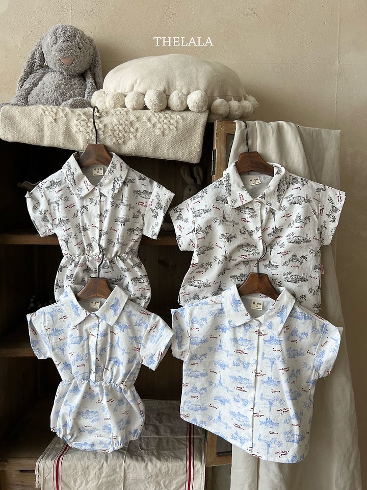 Lala - Korean Baby Fashion - #onlinebabyboutique - Eiffel Suit - 10