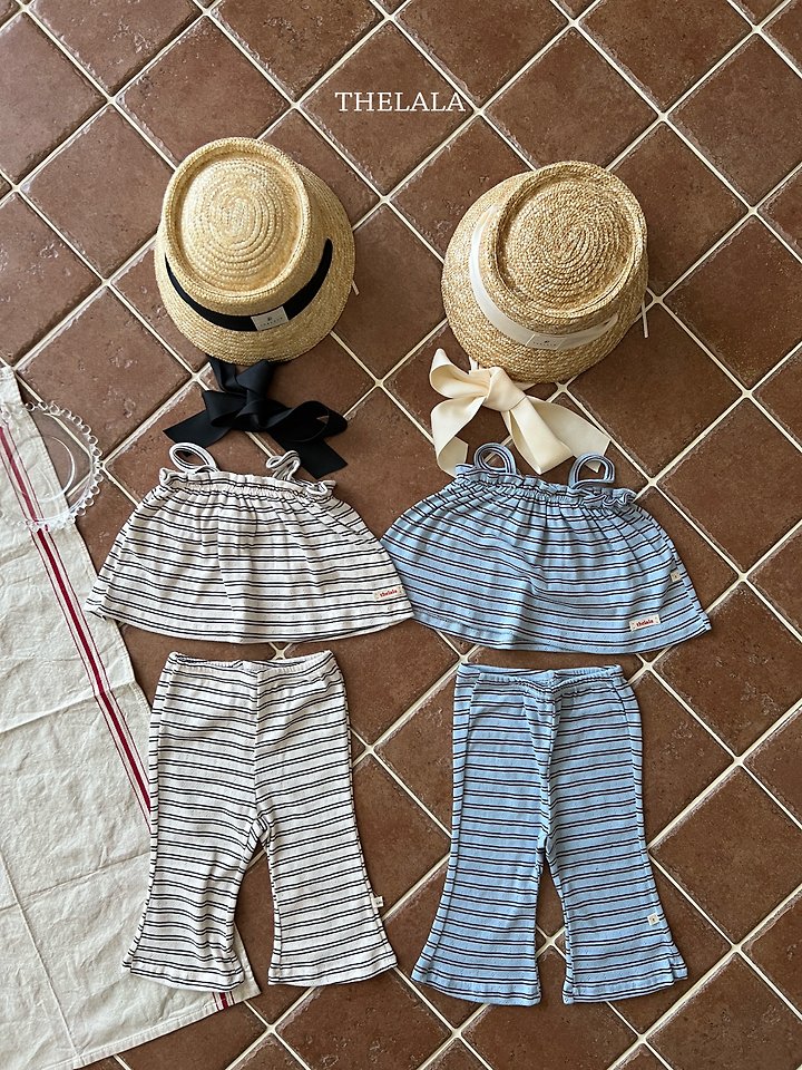 Lala - Korean Baby Fashion - #onlinebabyshop - KK Sleeveless Set - 5