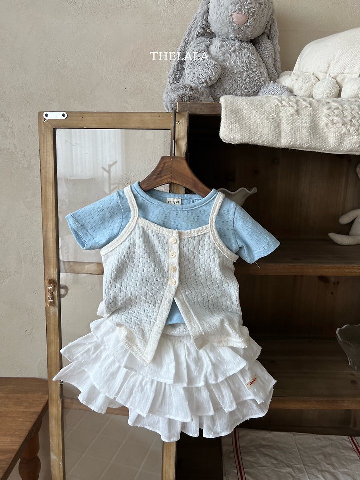 Lala - Korean Baby Fashion - #onlinebabyshop - Green Sleeveless - 7