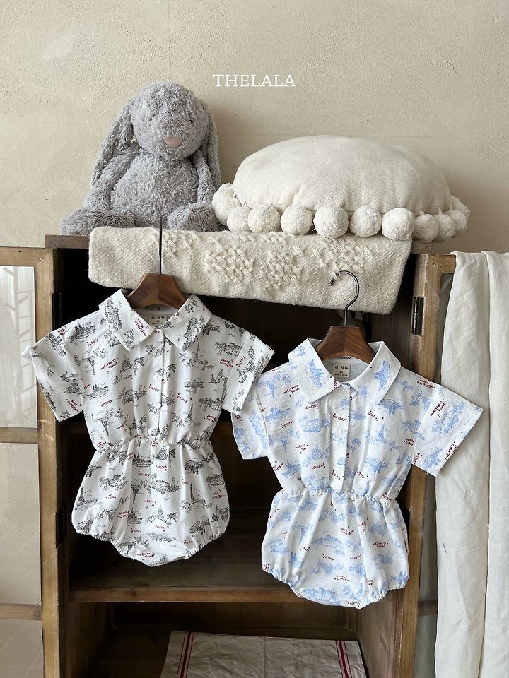 Lala - Korean Baby Fashion - #onlinebabyshop - Eiffel Suit - 11