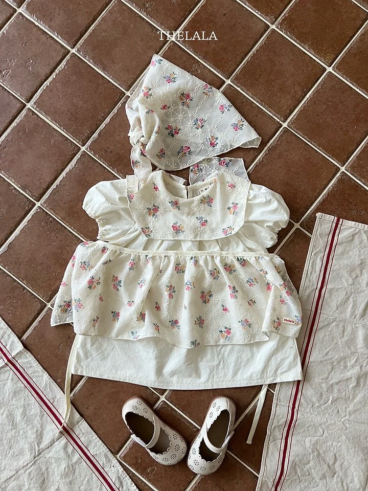 Lala - Korean Baby Fashion - #onlinebabyshop - Soy Collar One-Piece - 8