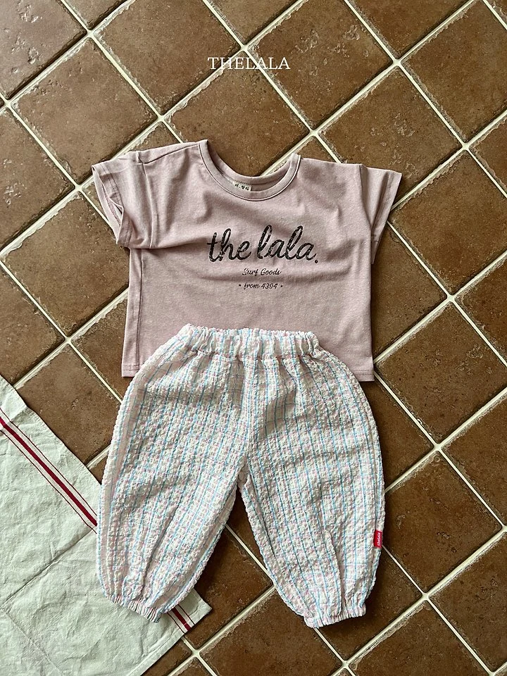 Lala - Korean Baby Fashion - #onlinebabyshop - Lettering Tee - 8