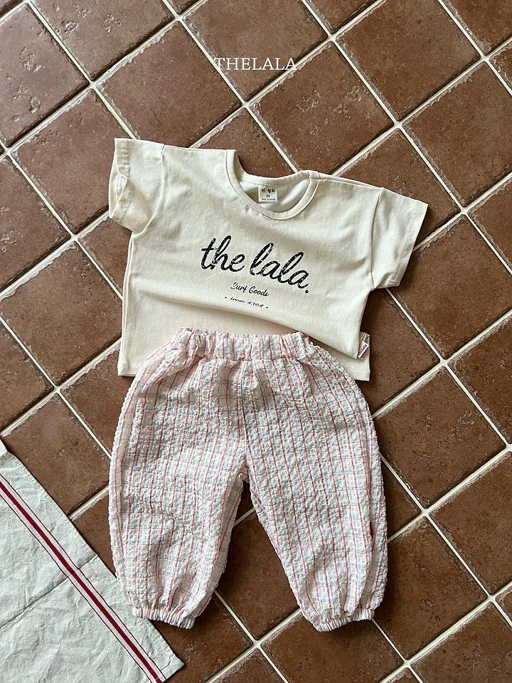 Lala - Korean Baby Fashion - #smilingbaby - Sherbet Check Pants - 9