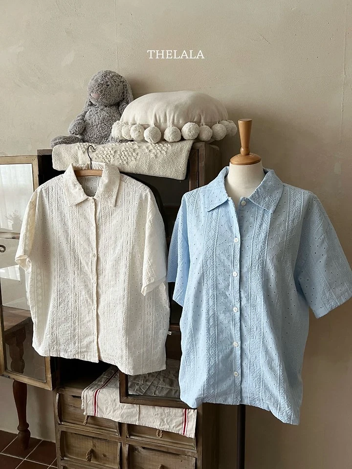 Lala - Korean Women Fashion - #momslook - Miu Shirt (Mom) - 5