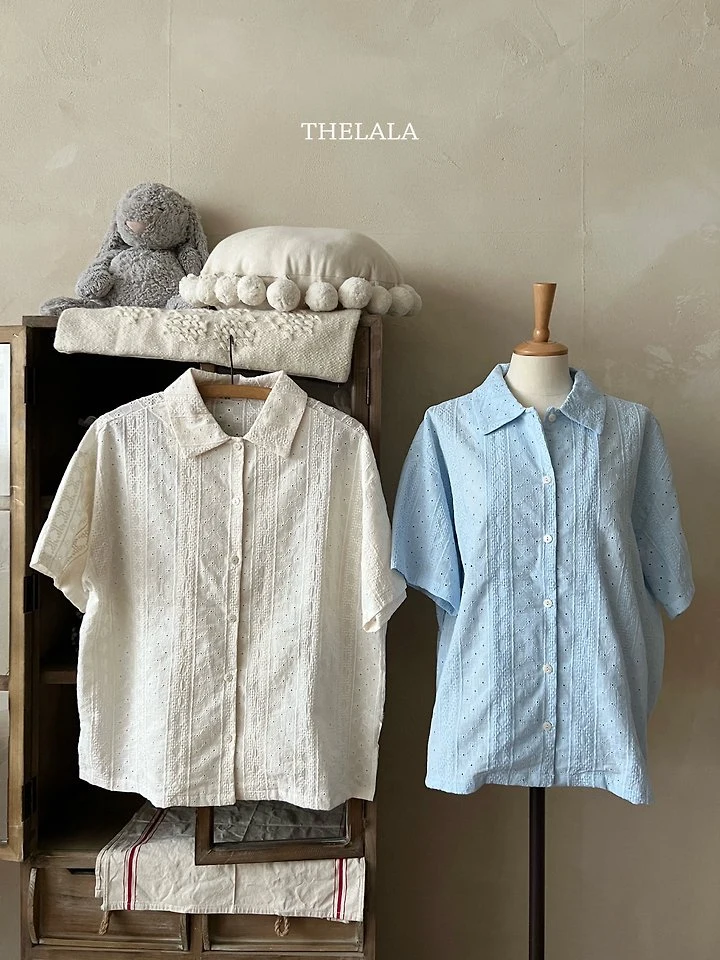 Lala - Korean Women Fashion - #momslook - Miu Shirt (Mom) - 4