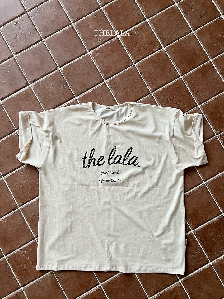 Lala - Korean Women Fashion - #womensfashion - Lettering Tee (Mom) - 7