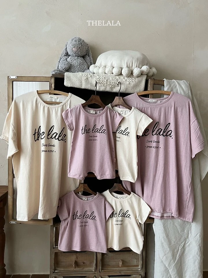 Lala - Korean Women Fashion - #womensfashion - Lettering Tee (Mom) - 9
