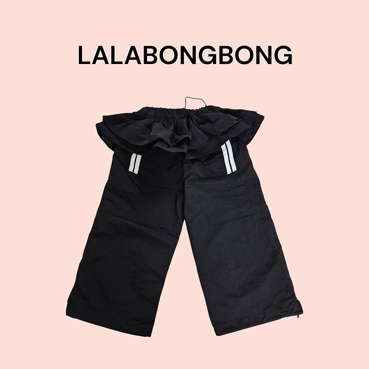 Lalabongbong - Korean Children Fashion - #kidzfashiontrend - Frill String Pants - 4