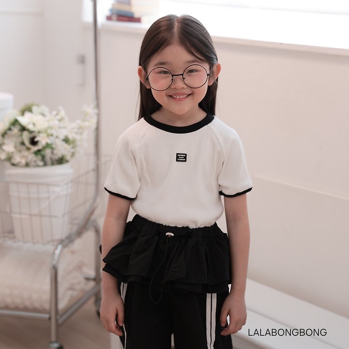 Lalabongbong - Korean Children Fashion - #childofig - Patch Pop Raglan Tee