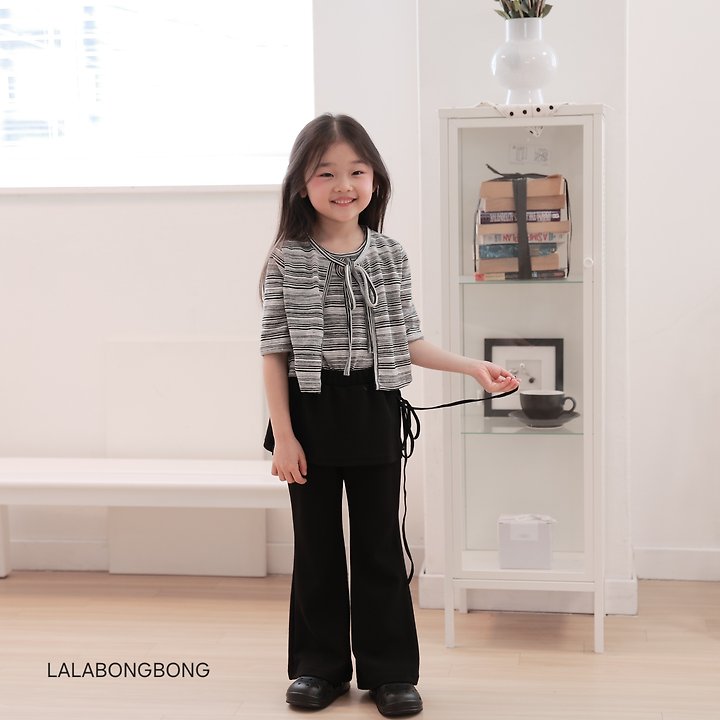 Lalabongbong - Korean Children Fashion - #childofig - Mix Cardigan - 5