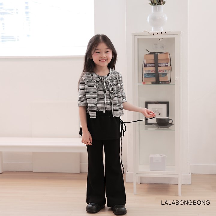 Lalabongbong - Korean Children Fashion - #childofig - Side Wrap Pants - 4