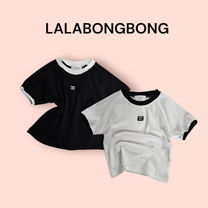 Lalabongbong - Korean Children Fashion - #childrensboutique - Patch Pop Raglan Tee - 3