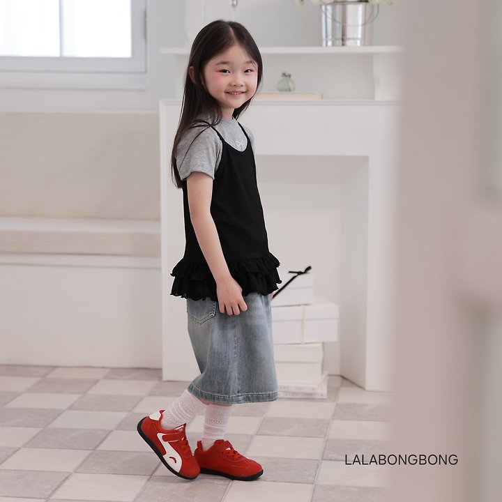 Lalabongbong - Korean Children Fashion - #designkidswear - Cozy Frill Top - 8