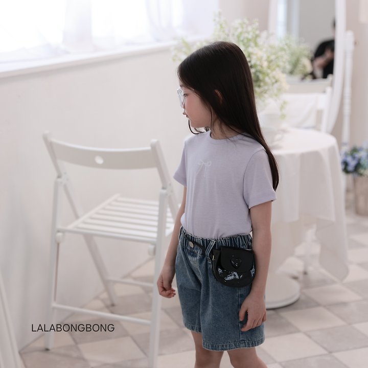 Lalabongbong - Korean Children Fashion - #childrensboutique - Summer Denim Pants - 4