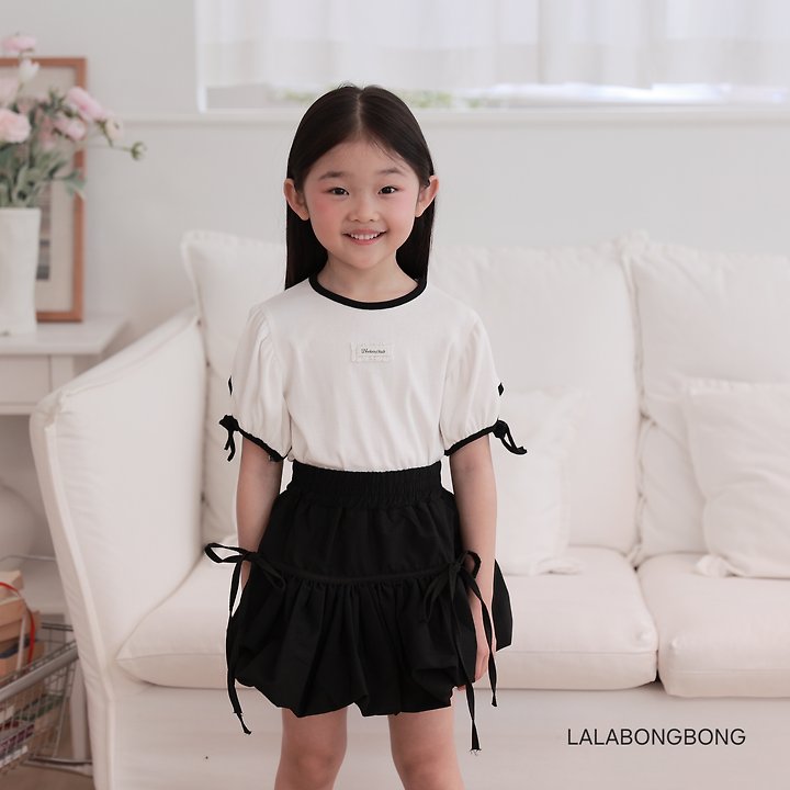 Lalabongbong - Korean Children Fashion - #discoveringself - Girl Ribbon Tee - 8