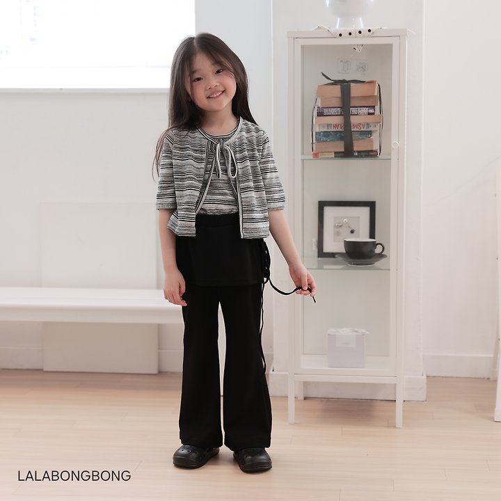 Lalabongbong - Korean Children Fashion - #discoveringself - Side Wrap Pants - 6