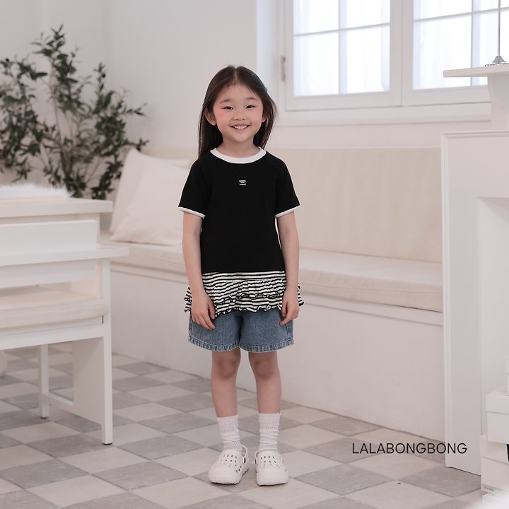 Lalabongbong - Korean Children Fashion - #discoveringself - Summer Denim Pants - 5