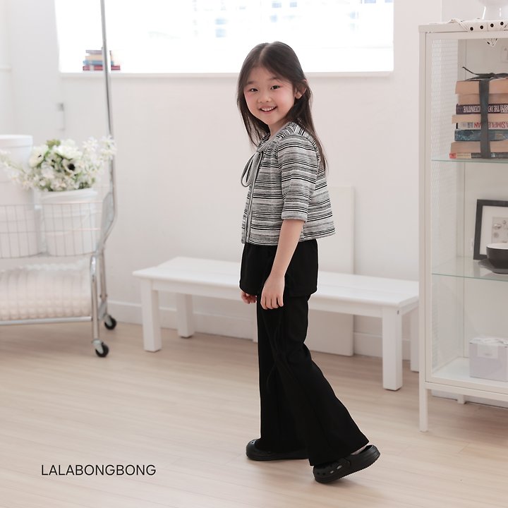 Lalabongbong - Korean Children Fashion - #fashionkids - Side Wrap Pants - 7
