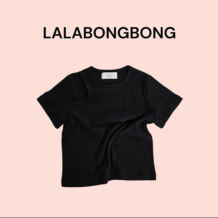 Lalabongbong - Korean Children Fashion - #discoveringself - Slight Slit Tee - 4