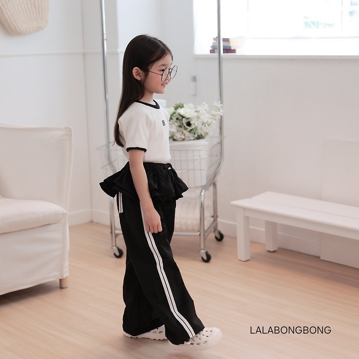 Lalabongbong - Korean Children Fashion - #kidsshorts - Frill String Pants