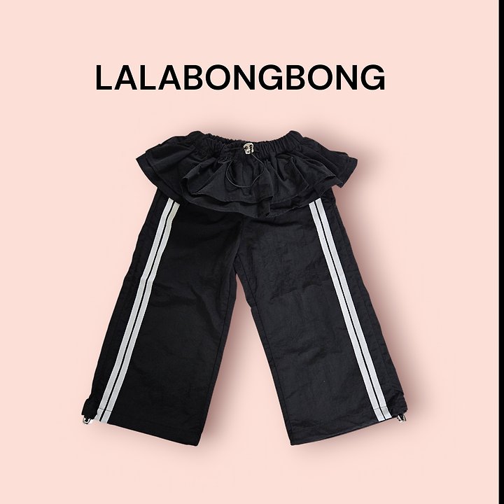 Lalabongbong - Korean Children Fashion - #kidzfashiontrend - Frill String Pants - 3