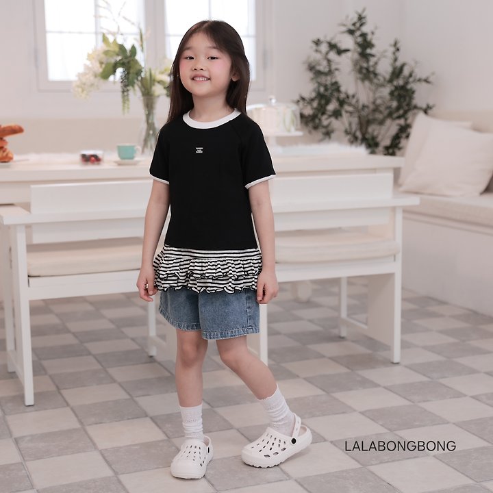Lalabongbong - Korean Children Fashion - #kidzfashiontrend - Summer Denim Pants - 9