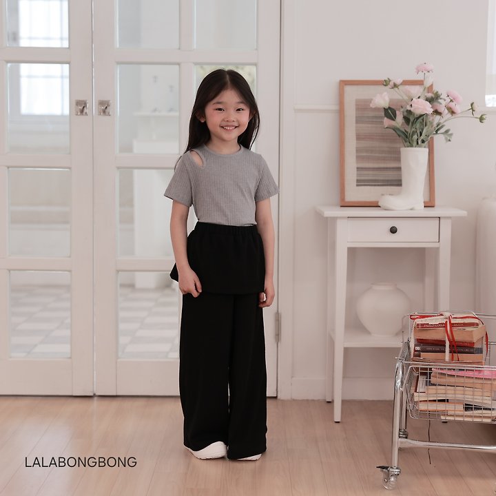 Lalabongbong - Korean Children Fashion - #littlefashionista - Slight Slit Tee - 9