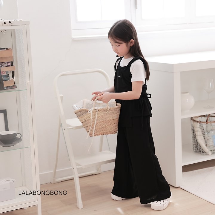 Lalabongbong - Korean Children Fashion - #littlefashionista - Uncut Wide Pants - 7
