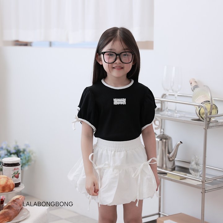 Lalabongbong - Korean Children Fashion - #magicofchildhood - Girl Ribbon Tee