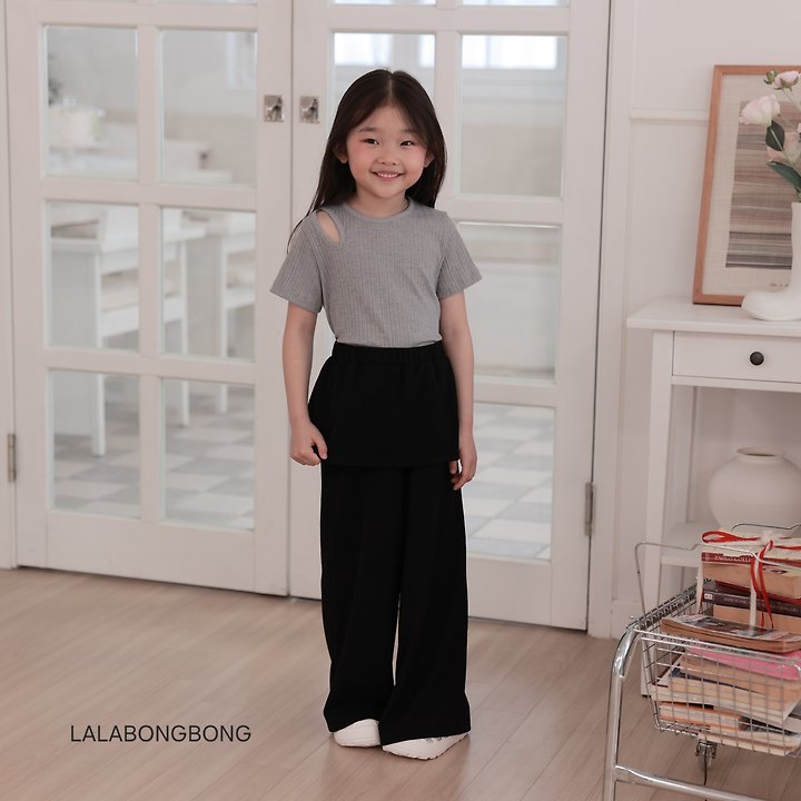 Lalabongbong - Korean Children Fashion - #magicofchildhood - Slight Slit Tee - 10