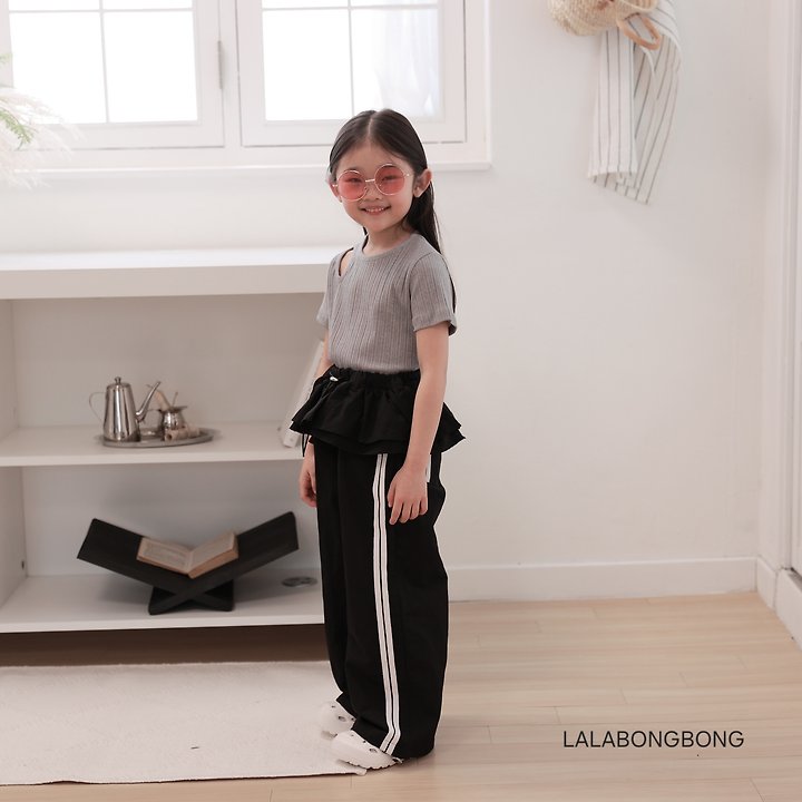 Lalabongbong - Korean Children Fashion - #magicofchildhood - Frill String Pants - 6
