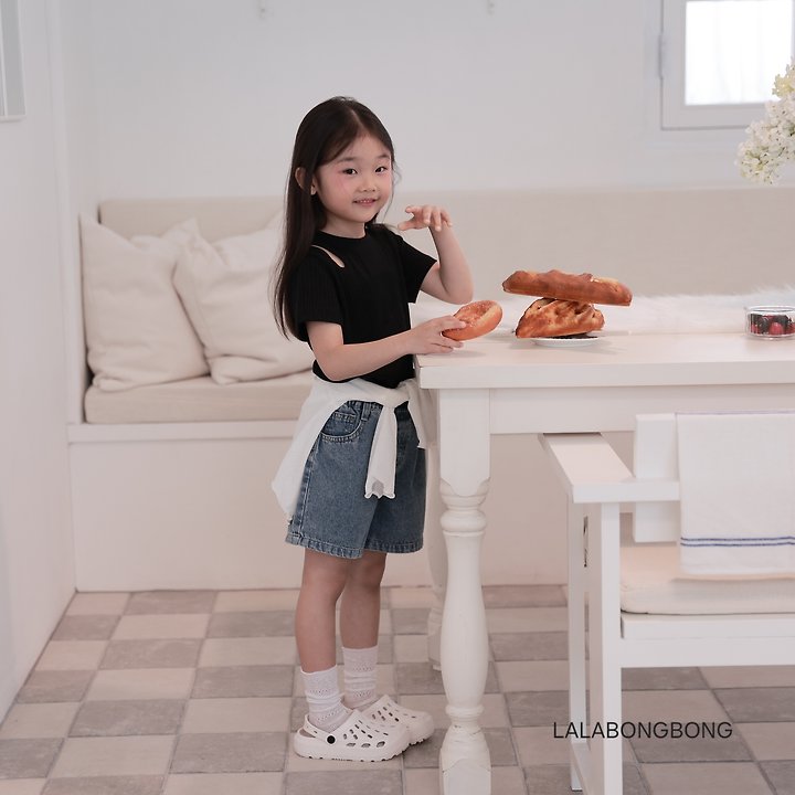 Lalabongbong - Korean Children Fashion - #magicofchildhood - Summer Denim Pants - 12