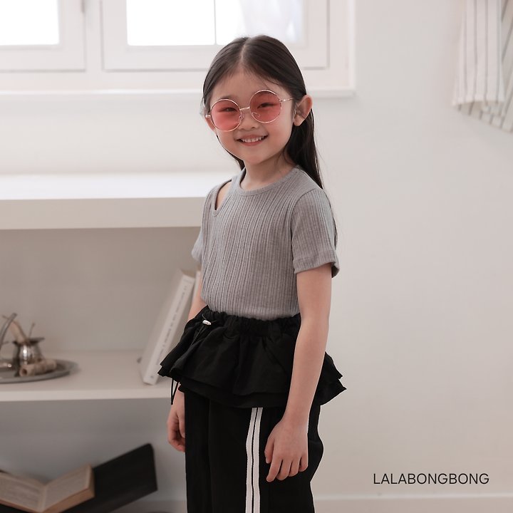 Lalabongbong - Korean Children Fashion - #minifashionista - Frill String Pants - 7