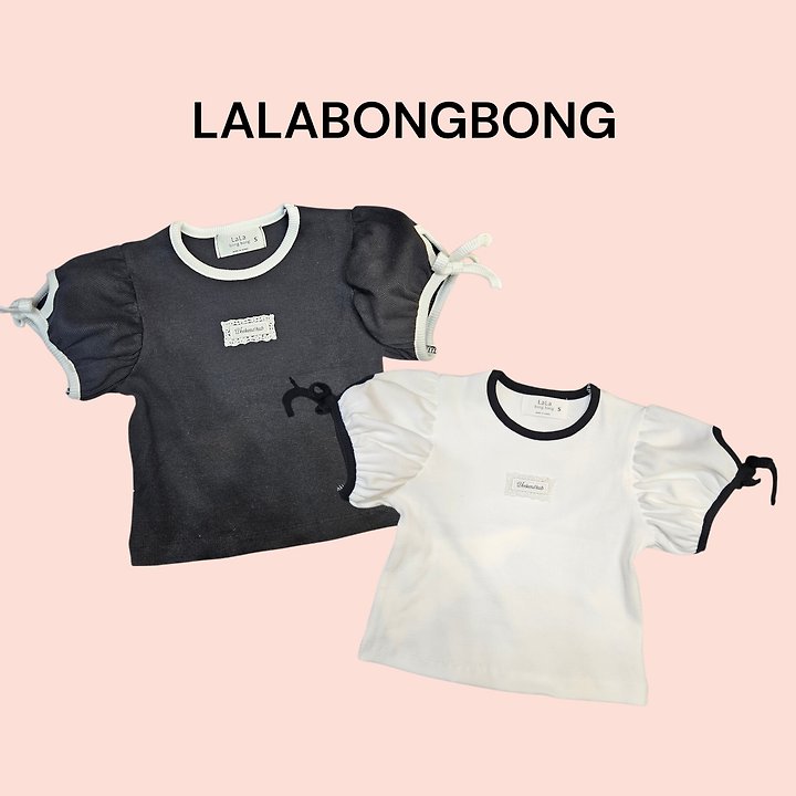 Lalabongbong - Korean Children Fashion - #prettylittlegirls - Girl Ribbon Tee - 3