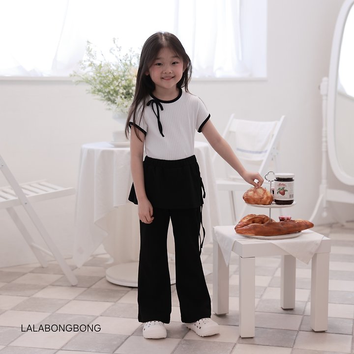 Lalabongbong - Korean Children Fashion - #prettylittlegirls - Side Wrap Pants